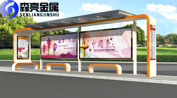 公交候车亭，石家庄仿古候车亭制作