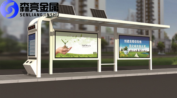 陇南市不锈钢公交候车亭_候车亭生产_公交候车亭生产